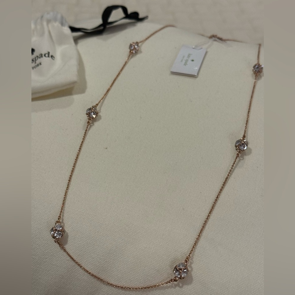 Kate Spade Gold and Silver Minimalist Necklace
